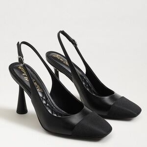 Sam Edelman Black Slingback Heels